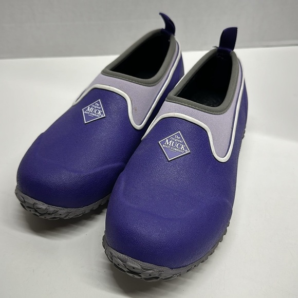 The Orginal Muck Boot Company Shoes Slip On Flats Waterproof Purple Kids Size 6 - Picture 1 of 8